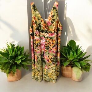 Avenue 26 Floral Sleeveless Dress NWT